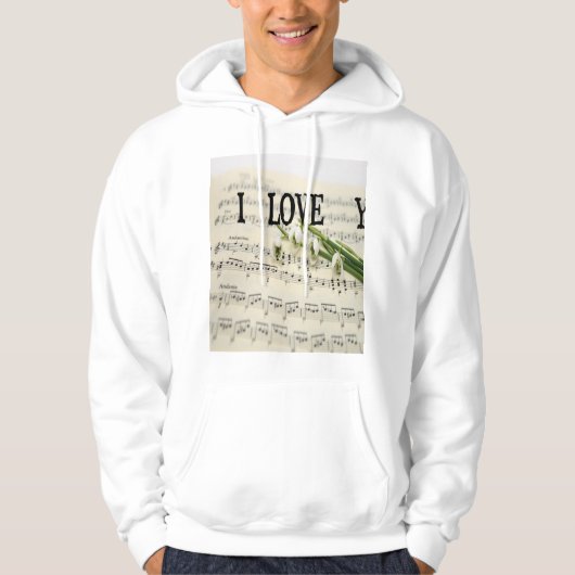 I love you hoodie (Voorkant)
