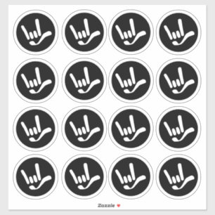 "I Love You" ILY in ASL Sticker