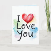 I Love You Kaart (Voorkant)