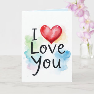 I Love You Kaart