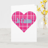 I Love You Kaart (Gele Bloem)