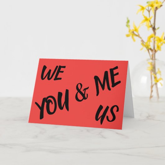 I Love You, kaart (Gele Bloem)