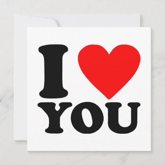 I Love You Kaart (Voorkant)