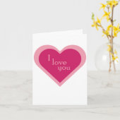 I Love You Kaart (Gele Bloem)