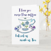 I Love You Kaart (Gele Bloem)