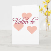 I Love You Kaart (Gele Bloem)