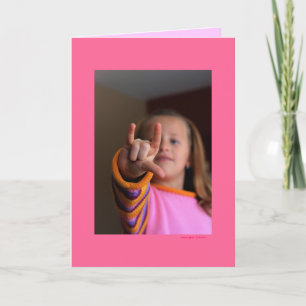 "I love you!" Kaart