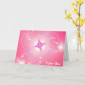 I Love You Kaart (Gele Bloem)