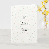 I Love You Kaart (Gele Bloem)