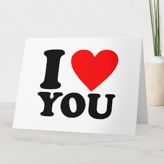 I Love You Kaart (Voorkant)
