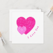 I Love You Kaart (Voorkant / Achterkant in situ)