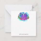 I Love You Kaart Ontwerp Notitiekaartje (Achterkant)