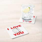 I Love You Kartonnen Onderzetters (Insitu)