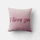 I love you. kussen (Voorkant)