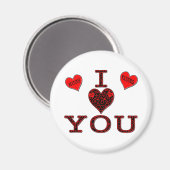 I Love You Magneet (Voorkant / Achterkant)