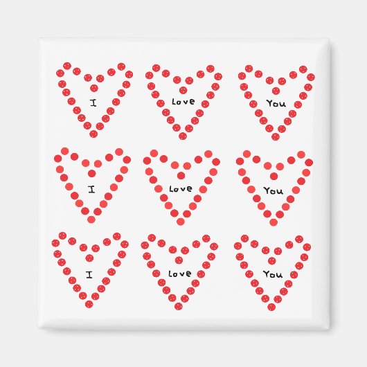 I Love You Magneet (Voorkant)