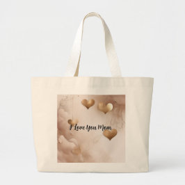 I Love You Mama 2 Grote Tote Bag