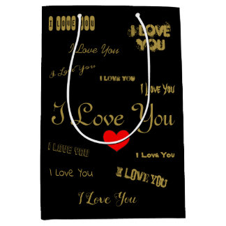 I Love You Medium Cadeauzakje