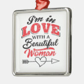 I Love You Metalen Ornament (Links)