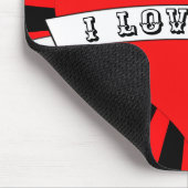 I LOVE YOU Mit Herz & Band strahlen Muismat (Hoek)