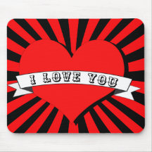 I LOVE YOU Mit Herz & Band strahlen