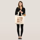 I Love You Mom 2 Grote Tote Bag (Voorkant (model))