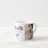 'I Love You Mom' Gepersonaliseerde specialistische Espresso Kop (Voorkant rechts)