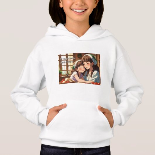 I Love You Mom (in Italian) – Kids Hoodie (Voorkant)
