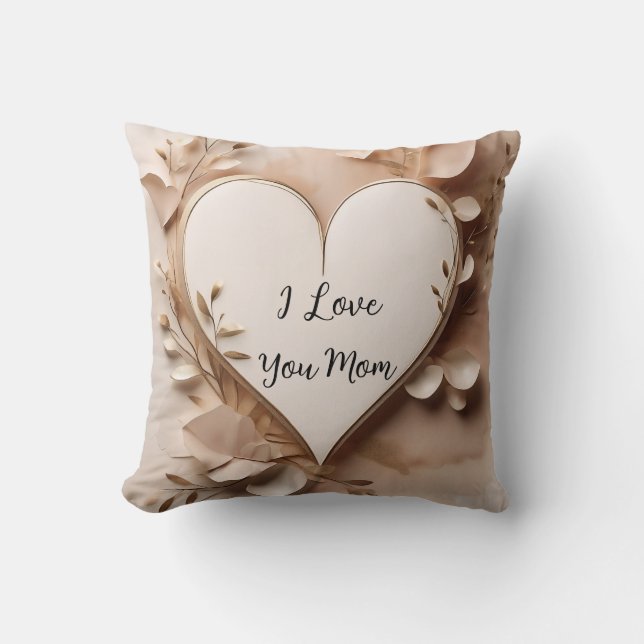 I Love You Mom  Kussen (Voorkant)