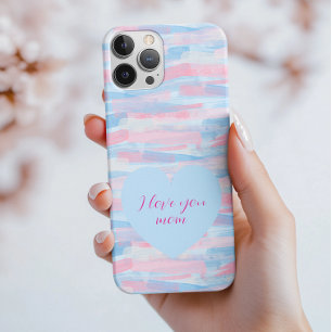 I Love You Mom -  pastel iPhone 15 Pro Case