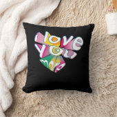 I Love You More Elegant Style  Kussen (Deken)