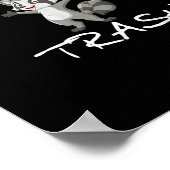 I Love You More Than Trash Funny Raccoon Humor Poster (Hoek)
