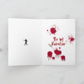 I love you more than zombies feestdagen kaart (Binnen)