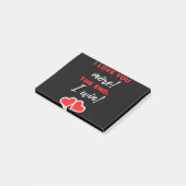 I Love You More! The End. I Win! Post-it® Notes (Schuin)