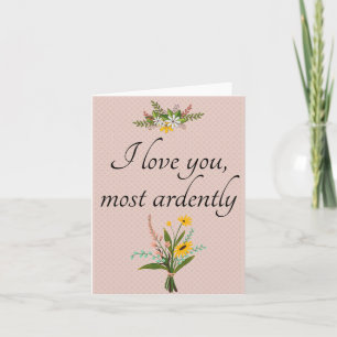 I Love You Most Ardently - Pride and Prejudice Kaart