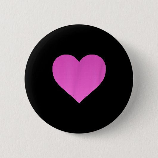 I Love You Nk Purple Heart Valentine's Day Emotico Ronde Button 5,7 Cm (Voorkant)