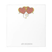 I Love You Note Kaart Design Notitieblok (Voorkant)