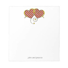 I Love You Note Kaart Design Notitieblok