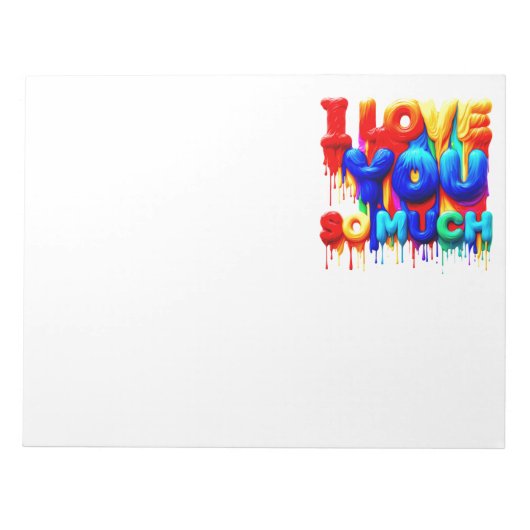 I Love You Notitieblok (Voorkant)
