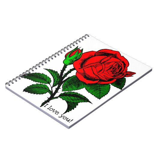 I Love You Notitieboek (Linkerzijde)