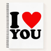 I Love You Notitieboek (Voorkant)