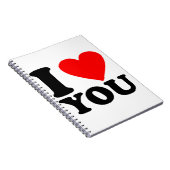 I Love You Notitieboek (Rechterzijde)