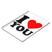 I Love You Notitieboek (Linkerzijde)