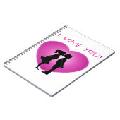 I Love You Notitieboek (Linkerzijde)