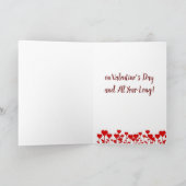 ***I LOVE YOU*** op "VALENTIJNSDAG" - OOK HET HELE Feestdagen Kaart (Binnen)