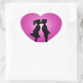 I Love You Ovale Sticker (Tas)