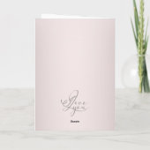 I Love You Pink Heart Photo Collage Kaart (Achterkant)