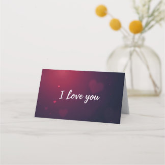 I Love You Plaatskaartje