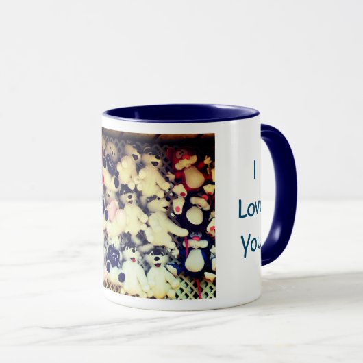 I Love You Plush Bear  Mok (Voorkant rechts)