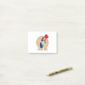 I Love You Post-it® Notes (Op bureau)